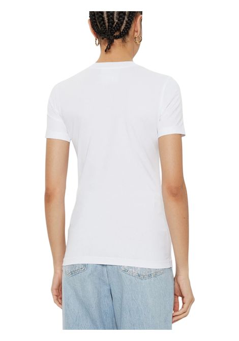 T-shirt con cristalli Outline Barocco VERSACE JEANS COUTURE | T-shirt | 78HAHC01 CJ02CG03